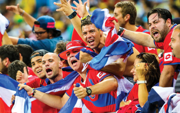 Costa-Rica-Soccer-fans-in-stadium-2014-World-cup-Brazil-Howler-Magazine