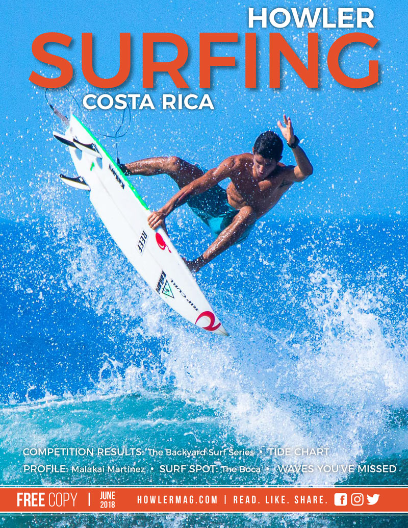 Surfing Costa Rica Howler magazine Cover June 2018