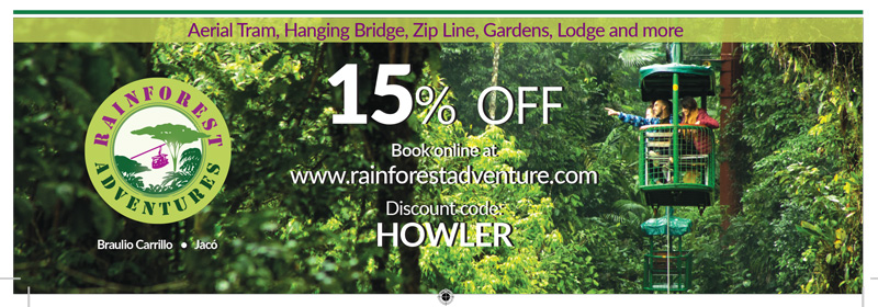 rainforest adventure-Discount code