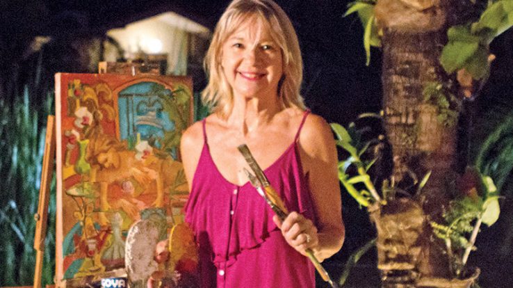 Costa Rica Artist Spotlight:  Behind the Scenes with Artist Susan Adams