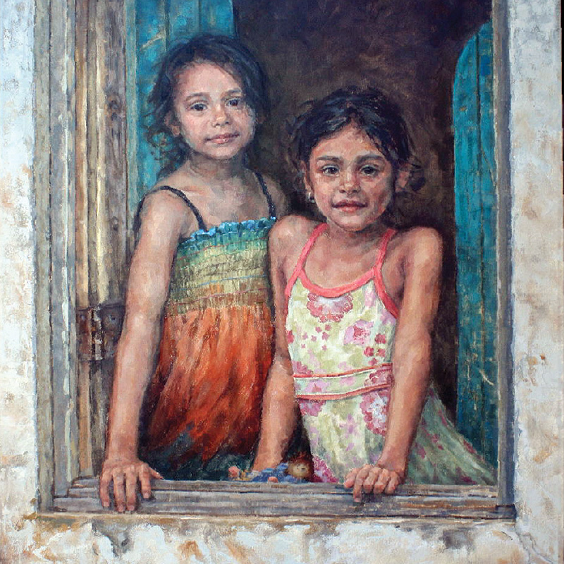 Ventana de Inocencia painting by Susan Adams