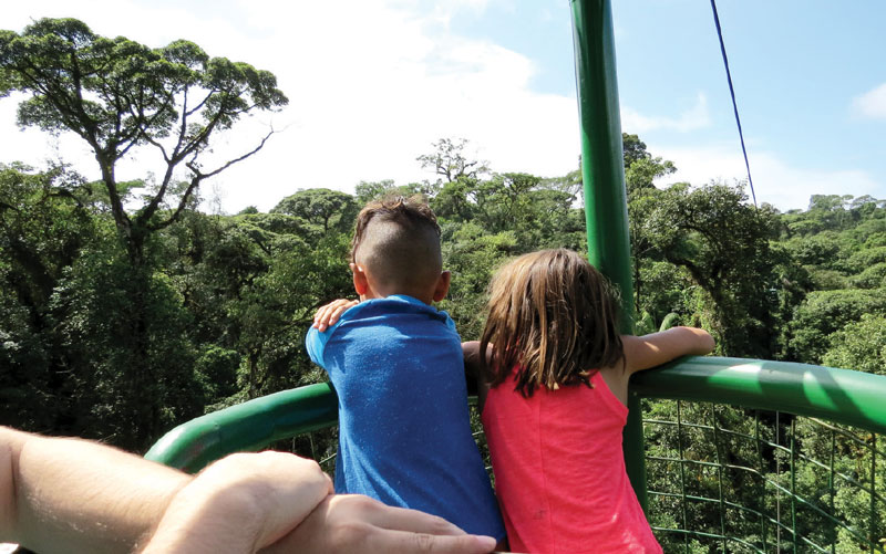 Ariel tram tapirus lodge costa rica