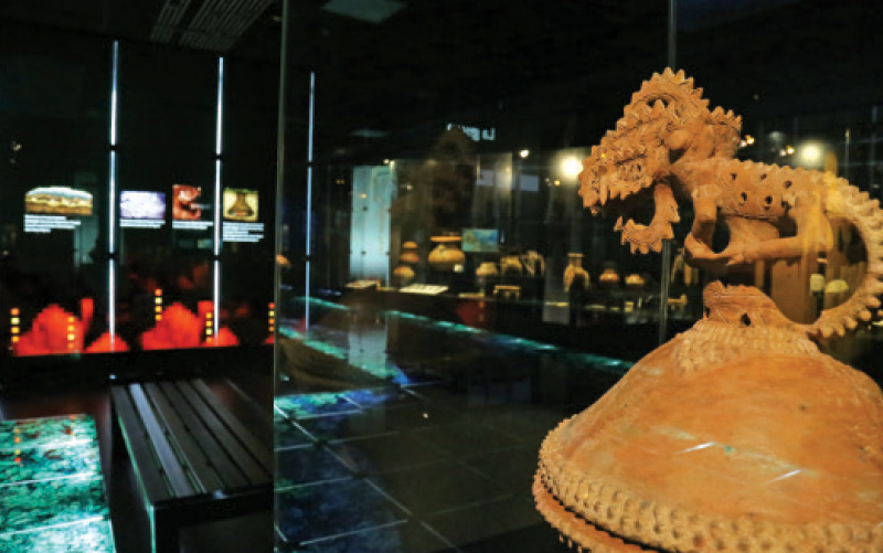 beautiful exhibits of Pre-Columbian jade at the jade museum in san jose costa rica