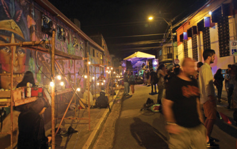 night life in calle de lat amargura san jose costa rica