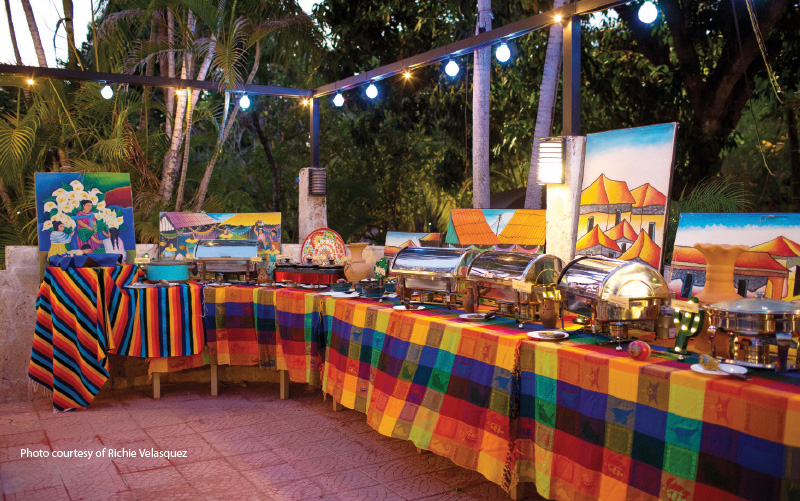 mexican buffet night bulu bulu playa grande