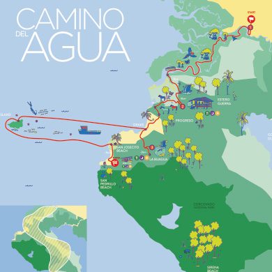 Ecotourism-is-Costa-Rica-Camino-del-agua-map-Osa-Peninsula