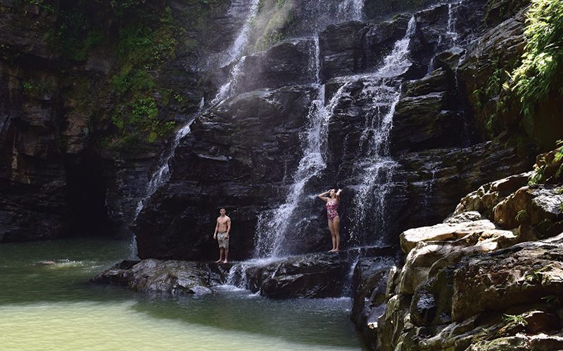 Swim in waterfalls in Costa Rica