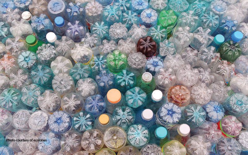 recycled plastic bottles in costa rica