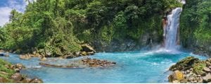 Rio Celeste Wasserfall Costa Rica