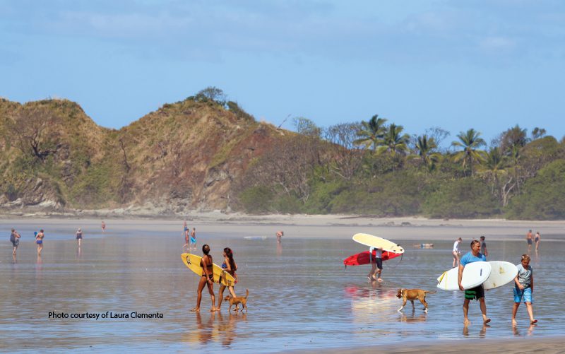 surfing in nosara costa rica