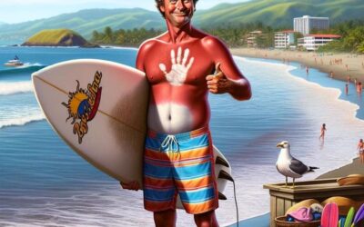 Bob Rides Again: A Sunburnt Saga of Surfing Snafus in Jaco
