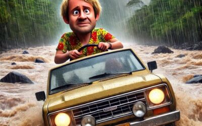Soaked and Smiling: Bob’s Wild Ride and Rainy Restaurant Adventure