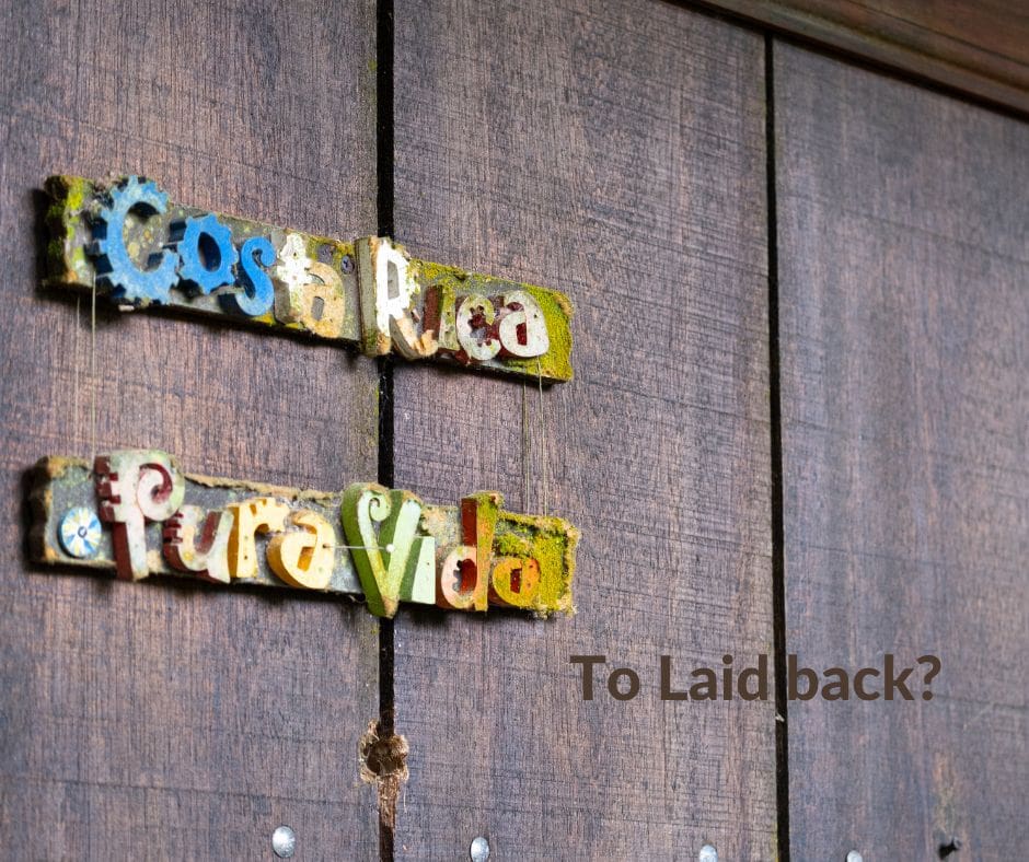 To Laid back laid back