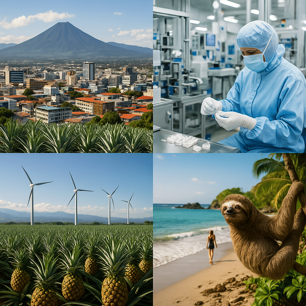 Costa Rica's top industries