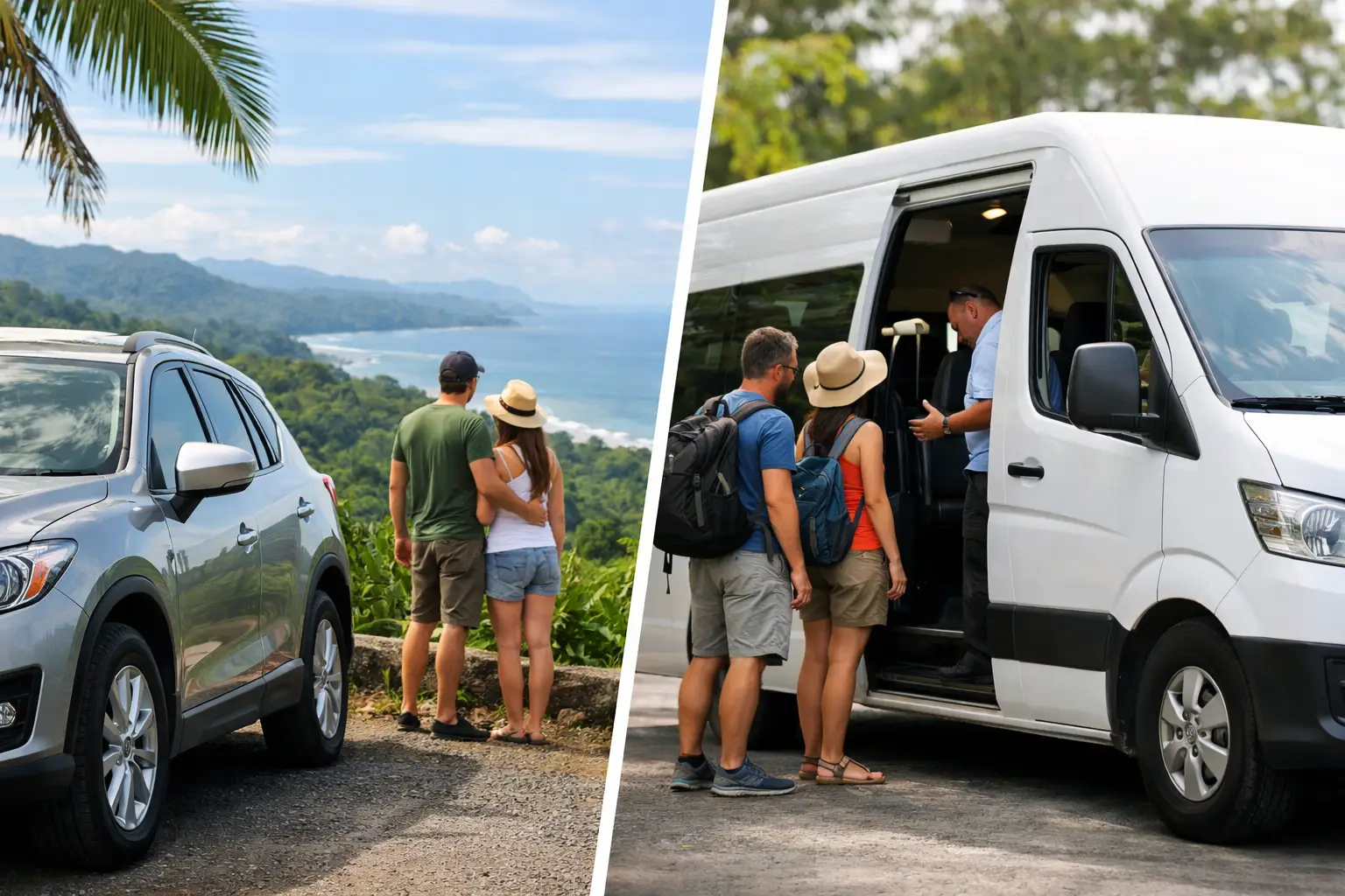 Costa Rica Car Rental vs Shuttle