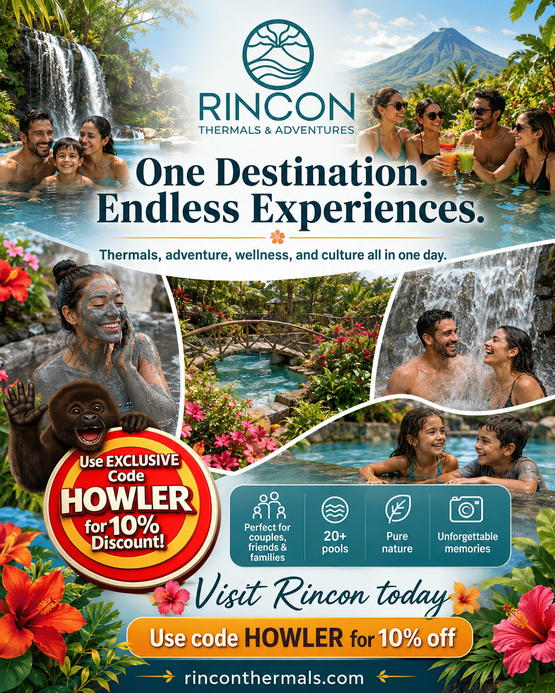 その他 HermosoLago Adventure Meets Relaxation at Rincón Thermals & Adventures