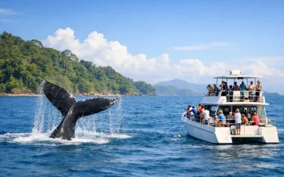 Whale Watching Caribbean Near Costa Rica
